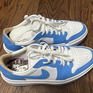 Jordan Elevate Low Platform -Blue and White